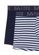 Thumbnail Lot de 2 boxers classique Christofer en coton marine avec nom de la marque brodé à la taille - Image 3