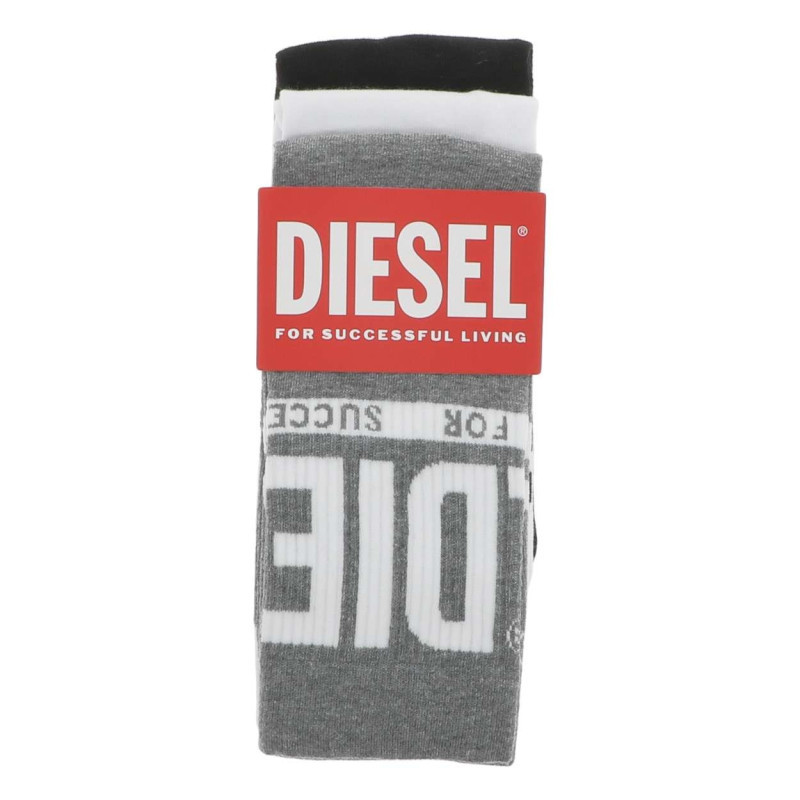 Diesel - Chaussettes Hautes Multicolores Imprimées Avec Le Nom De La Marque - Multicolore