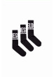Thumbnail Lot de 3 paires de chaussettes hautes en coton mélangé noires