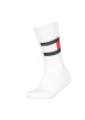 Thumbnail Lot de 2 paires de chaussettes hautes en coton mélangé blanches unies - Image 2