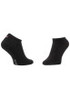Thumbnail Lot de 2 paires de chaussettes basses en coton mélangé noires unies - Image 2