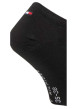 Thumbnail Lot de 2 paires de chaussettes basses en coton mélangé noires unies - Image 3