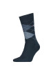 Thumbnail Lot de 2 paires de chaussettes hautes en coton mélangé marine unies - Image 3