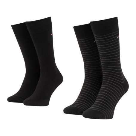Lot de 2 paires de chaussettes hautes en coton...