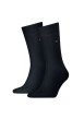 Thumbnail Lot de 2 paires de chaussettes hautes Grande Taille marine en coton mélangé unies