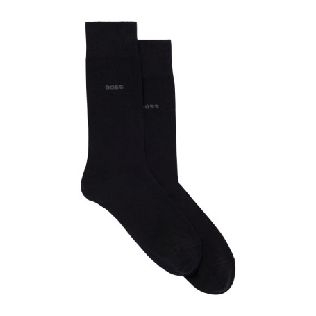 Lot de 2 paires de chaussettes hautes en coton...