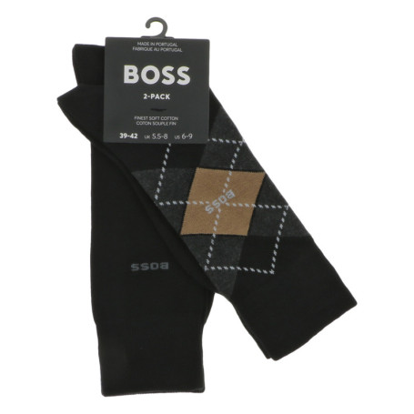 Lot de 2 paires de chaussettes taille haute en...