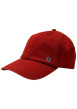Thumbnail Casquette Dad Cap en coton rouge unie avec logo de la marque cousu en patch