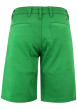 Thumbnail Bermuda en coton mélangé vert uni avec une coupe droite et taille Intermédiaire - Image 2