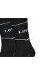 Thumbnail Lot de 2 paires de chaussettes hautes en coton mélangé noires unies - Image 2