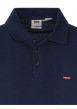 Thumbnail Polo en maille piquée de coton bleu marine à col boutonné et Batwing poitrine - Image 5