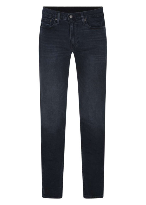 Jean 511™ bleu noir uni avec une coupe slim et fermeture zip et bouton