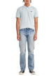 Thumbnail Jean 5 Poches 501® en coton indigo délavé à coupe regular fit ajustée - Image 2