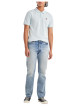Thumbnail Jean 5 Poches 501® en coton indigo délavé à coupe regular fit ajustée - Image 5