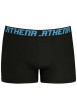Thumbnail Lot de 5 boxers en coton multicolores unis avec une coupe fermée - Image 3