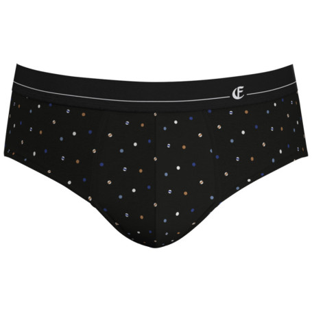 Slip coupe fermée en modal stretch noir à...