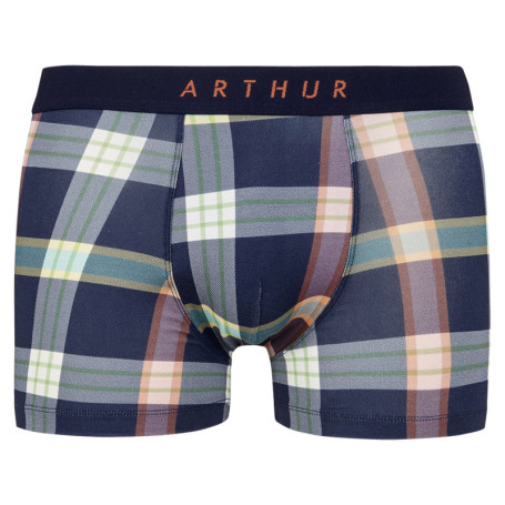 Boxer classique en coton marine imprimé...