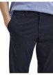 Thumbnail Pantalon Chino New Miles marine uni avec une coupe slim et 4 poches - Image 3