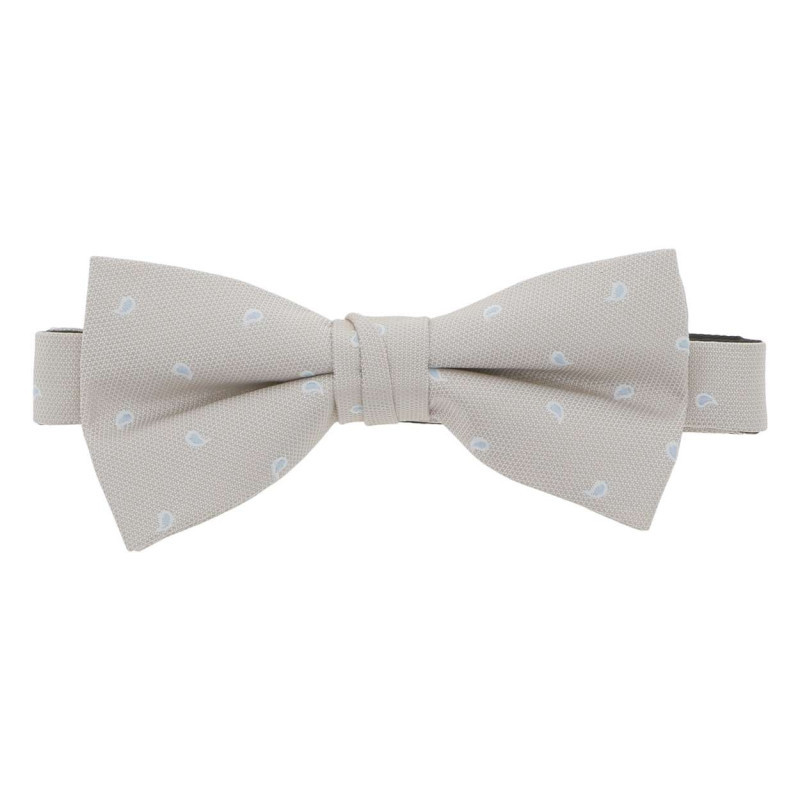 Premium By Jack & Jones - Noeud-papillon Prénoué Beige à Motif Goutte D'eau - Beige Premium By Jack & Jones - Noeud-papillon Prénoué Beige à Motif Goutte D'eau - Beige