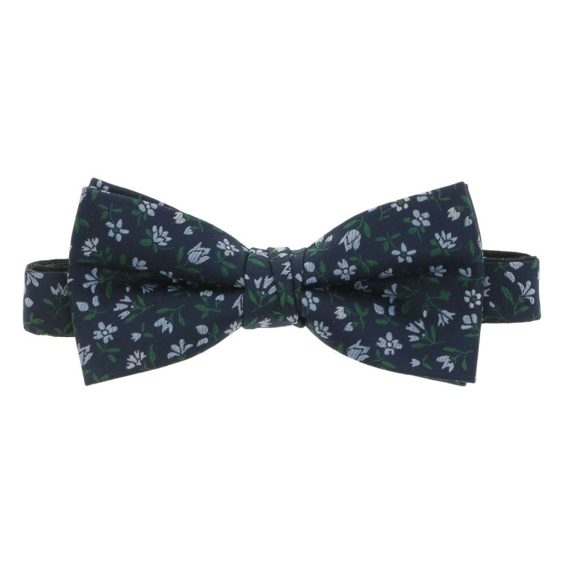 Premium By Jack & Jones - Noeud-papillon Prénoué Marine Fleuri - Marine