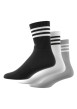 Thumbnail Lot de 3 paires de chaussettes mi-hautes multicolores unies avec logo iconique - Image 3