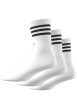 Thumbnail Lot de 3 paires de chaussettes hautes en coton blanc uni à logos noirs - Image 5
