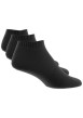 Thumbnail Lot de 3 paires de chaussettes basses noires unies à logo contrastant - Image 3