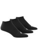 Thumbnail Lot de 3 paires de chaussettes basses noires unies à logo contrastant - Image 4