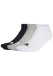 Thumbnail Lot de 3 paires de chaussettes basses, noirs, grises et blanches unies - Image 3