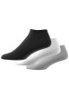 Thumbnail Lot de 3 paires de chaussettes basses, noirs, grises et blanches unies - Image 5