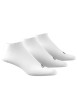 Thumbnail Lot de 3 paires de chaussettes coupe basse en coton blanc uni avec logo - Image 2