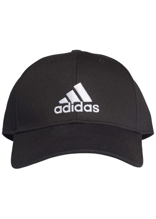 Casquette Strapback en coton noir uni à logo iconique contrasté