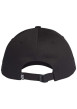 Thumbnail Casquette Strapback en coton noir uni à logo iconique contrasté - Image 2