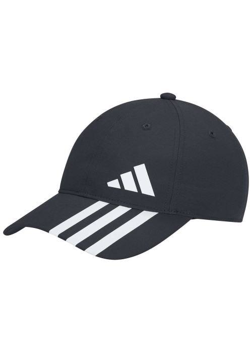 Casquette Strapback en matières recyclées noires unies à logo iconique contrasté