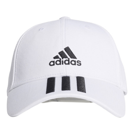Casquette Strapback en coton blanc uni à logo...
