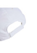 Thumbnail Casquette à boucle en matériaux recyclé blancs unis à logo contrastant latéral - Image 3