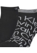 Thumbnail Lot de 2 paires de chaussettes basses noires avec monogramme sur le côté - Image 2