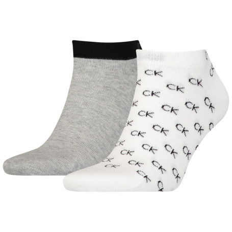 Lot de 2 paires de chaussettes basses en coton...