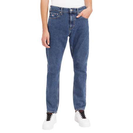 Jean slim 5 poches Scanton en partie en coton...