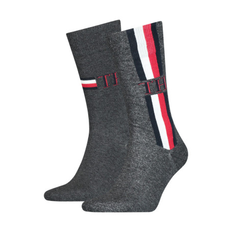 Lot de 2 paires de chaussettes en coton mélangé...