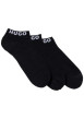 Thumbnail Lot de 3 paires de chaussettes en coton mélangé noires unies