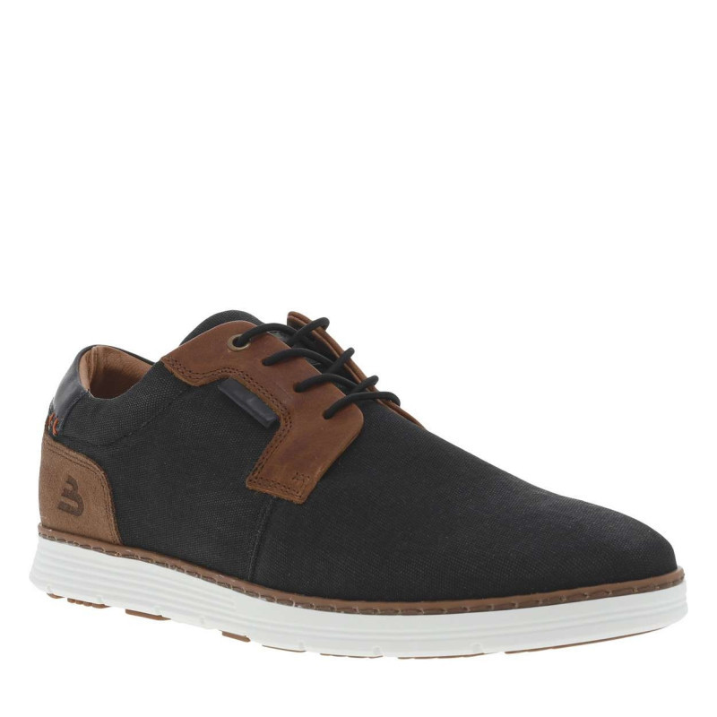 Bullboxer - Baskets Basses En Textile Bleu Marine à Semelle Sneaker Blanche Et Lacets Ronds - Bleu Marine Bullboxer - Baskets Basses En Textile Bleu Marine à Semelle Sneaker Blanche Et Lacets Ronds - Bleu Marine