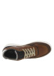 Thumbnail Sneakers en cuir marron à semelle semi-compensée blanche et lacets plats - Image 5