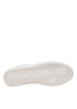 Thumbnail Baskets basses en cuir blanc à semelle plate vulcanisée et lacets ronds tressés - Image 6