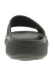 Thumbnail Claquettes olive à semelle plateforme grainée avec nom de la marque débossé - Image 6