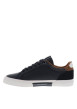 Thumbnail Tennis bleu marine avec un talon plat et munies d'une fermeture à lacets - Image 3