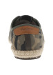 Thumbnail Basket en cuir suède kaki, doublure biologique, semelle cordée et lacet tressé - Image 4
