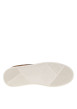 Thumbnail Baskets basses en cuir cognac avec des lacets plats bleu marine - Image 6