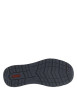 Thumbnail Baskets basses en cuir marineavec lacets plats et zip sur le côté extérieur - Image 6