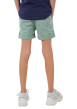 Thumbnail Short chino en coton kaki avec imprimé micro-palmiers marine et coupe courte - Image 4